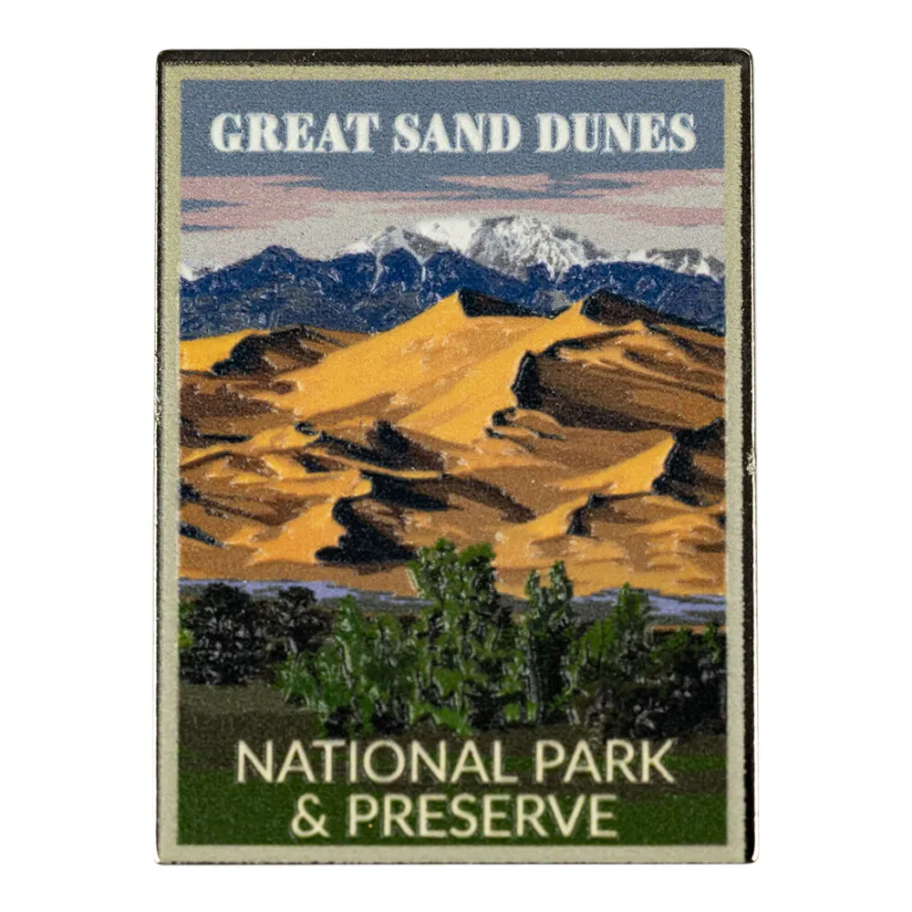 Great Sand Dunes National Park Pin - Retro Ranger
