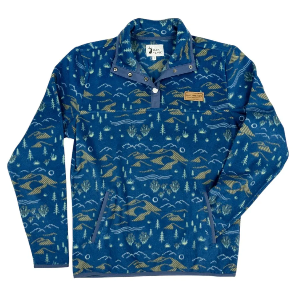 Great Sand Dunes National Park Sweatshirt - Quarter Button - Image 3