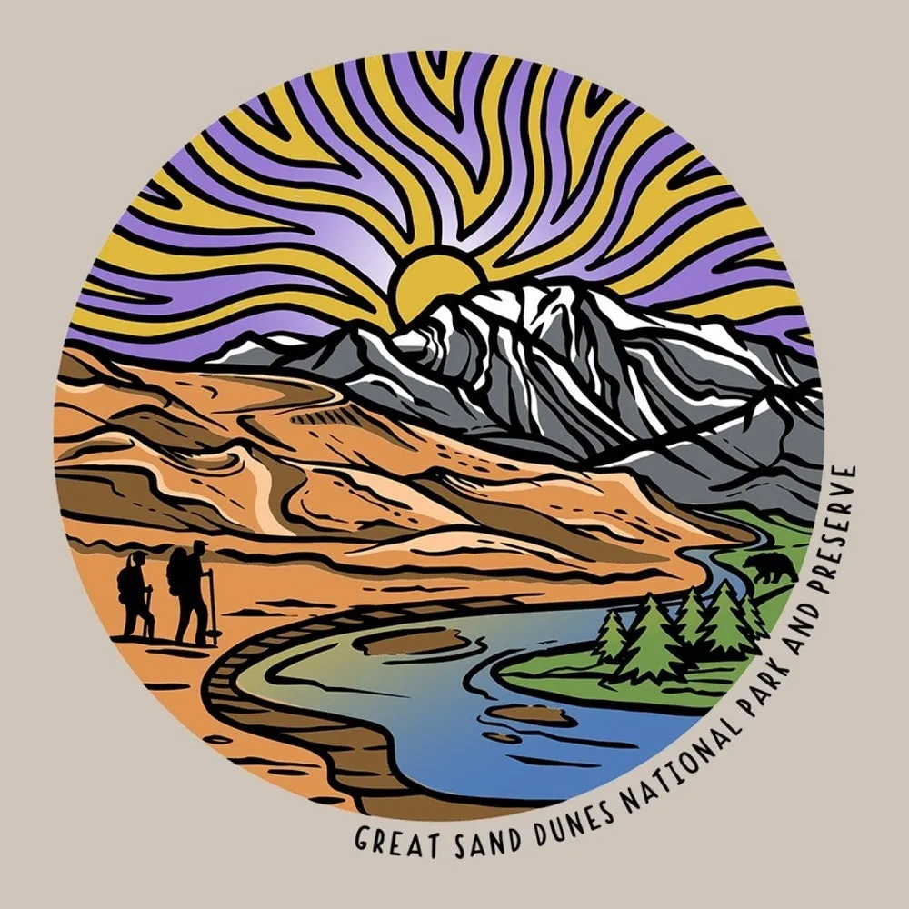 Great Sand Dunes National Park T-Shirt - Sunset - Image 2