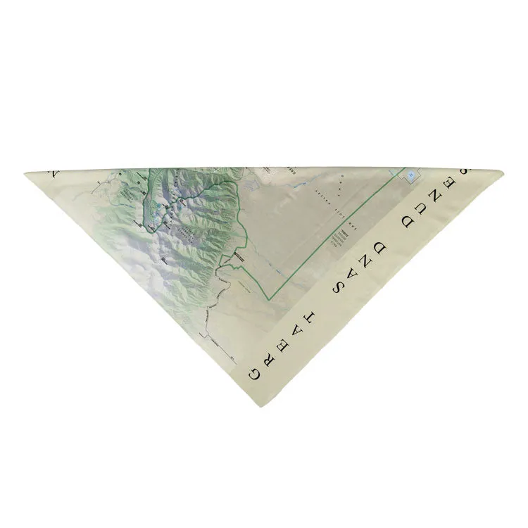 Great Sand Dunes Unigrid Map Bandana - Image 3