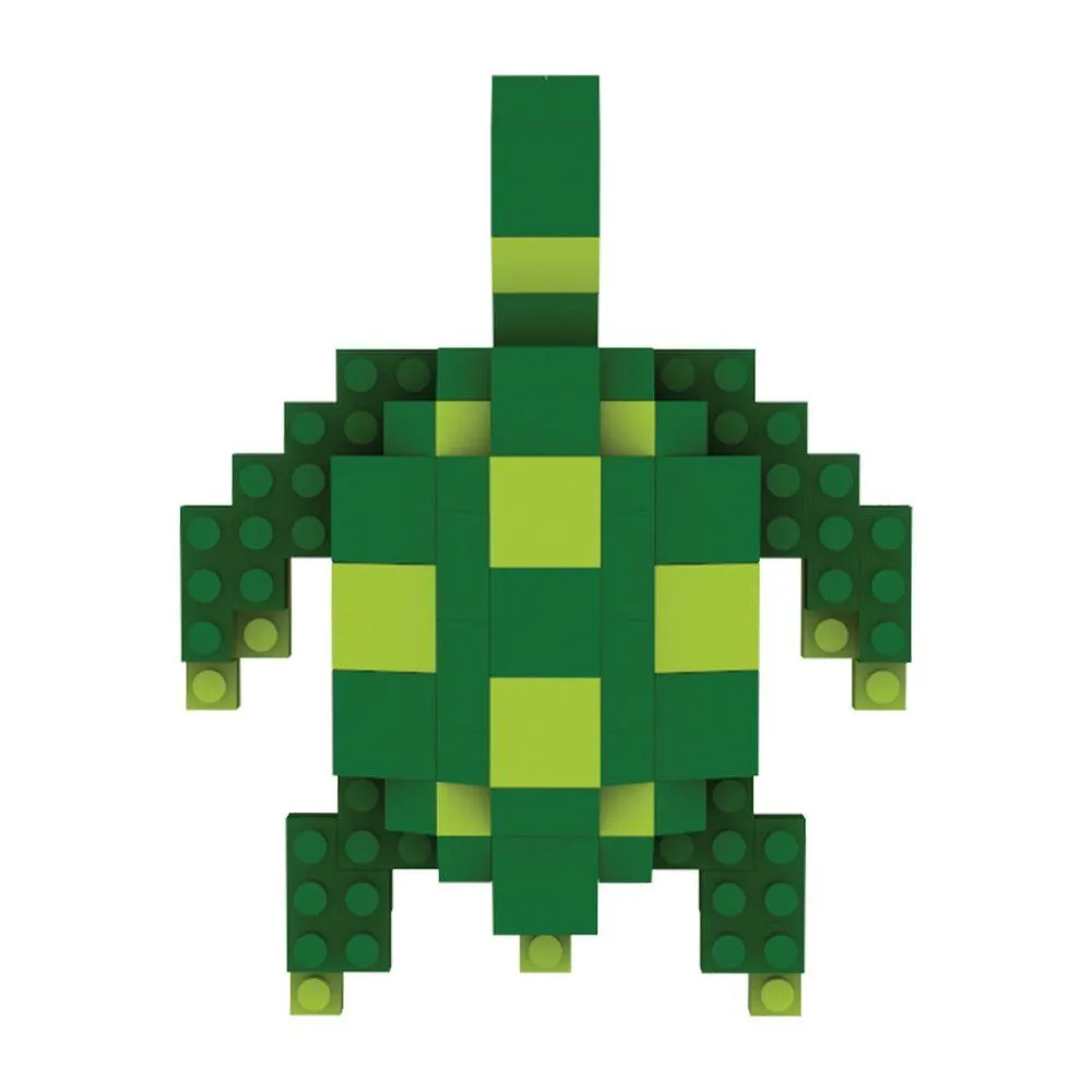 Green Sea Turtle Mini Block Magnet - Image 4