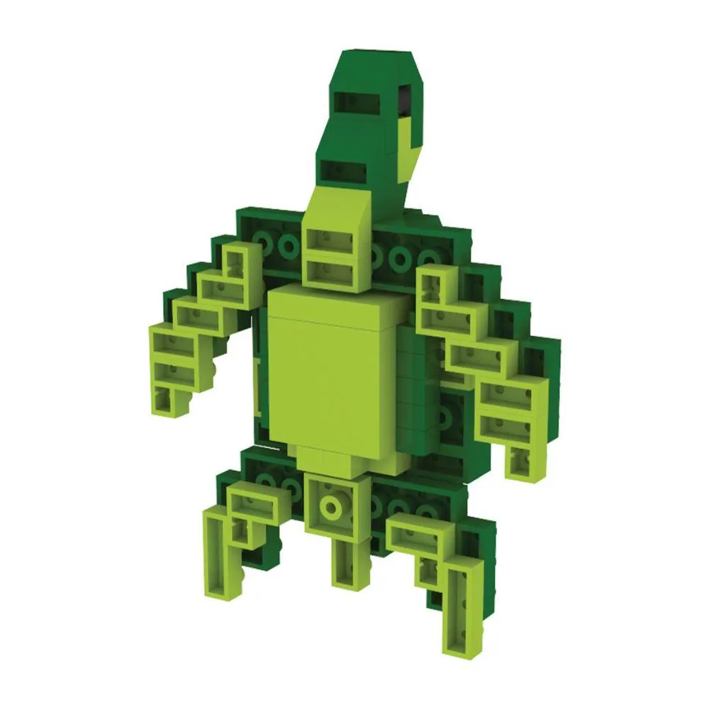 Green Sea Turtle Mini Block Magnet - Image 5