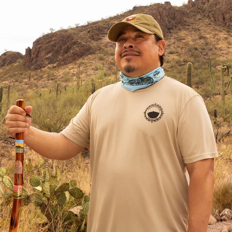 Guadalupe Mountains National Park Performance T-Shirt - Compass - Image 3