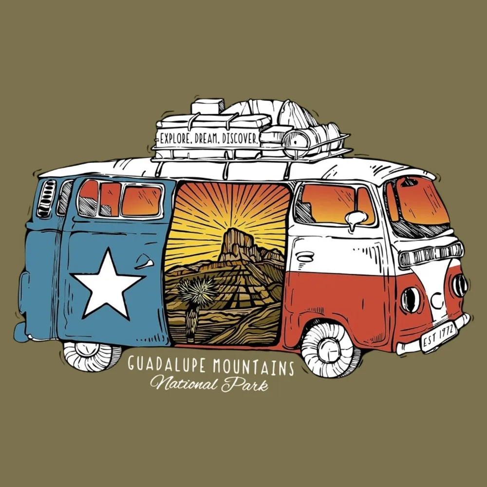 Guadalupe Mountains National Park T-Shirt - Van Tour - Image 2