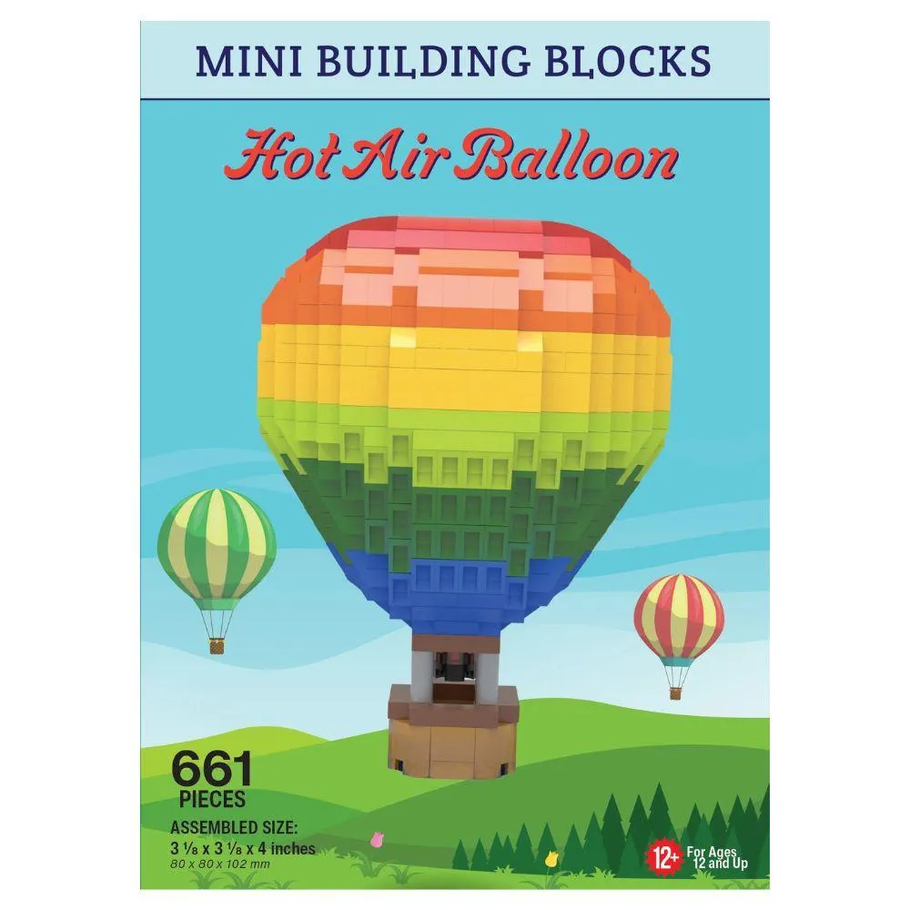 Hot Air Balloon Mini Block Set