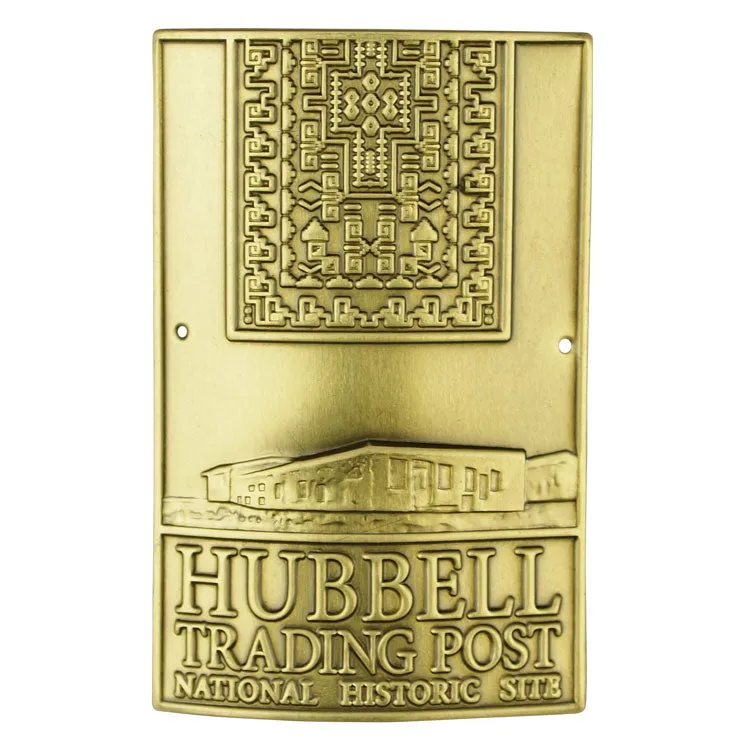 Hubbell Trading Post National Historic Site Hiking Stick Medallion - Logo