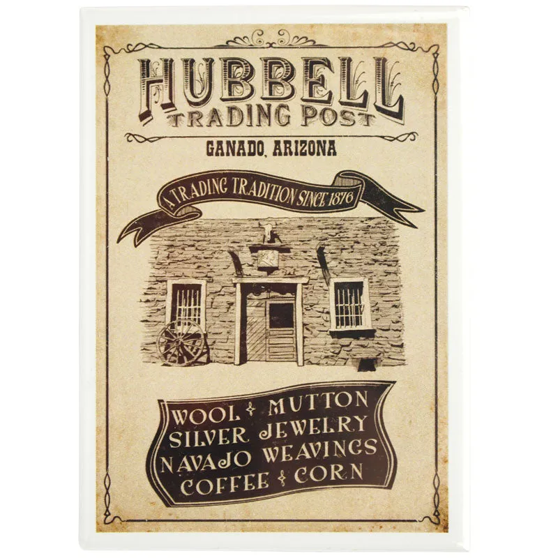 Hubbell Trading Post National Historic Site Magnet - Vintage Poster