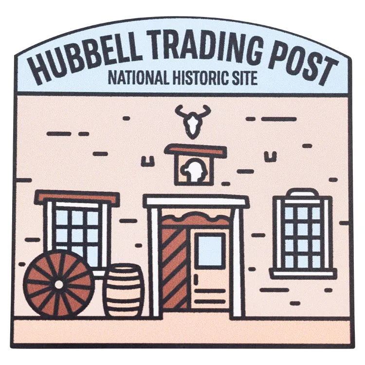 Hubbell Trading Post National Historic Site Sticker - Fell Logo