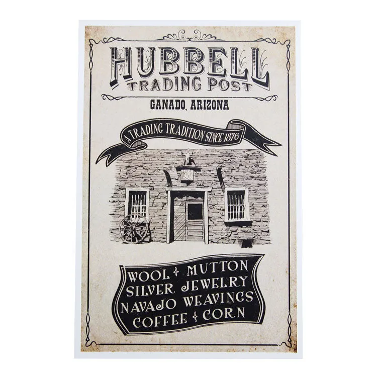 Hubbell Trading Post National Historic Site Postcard - Vintage Poster