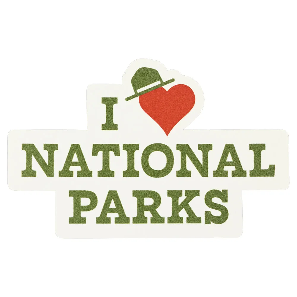I Heart National Parks Sticker
