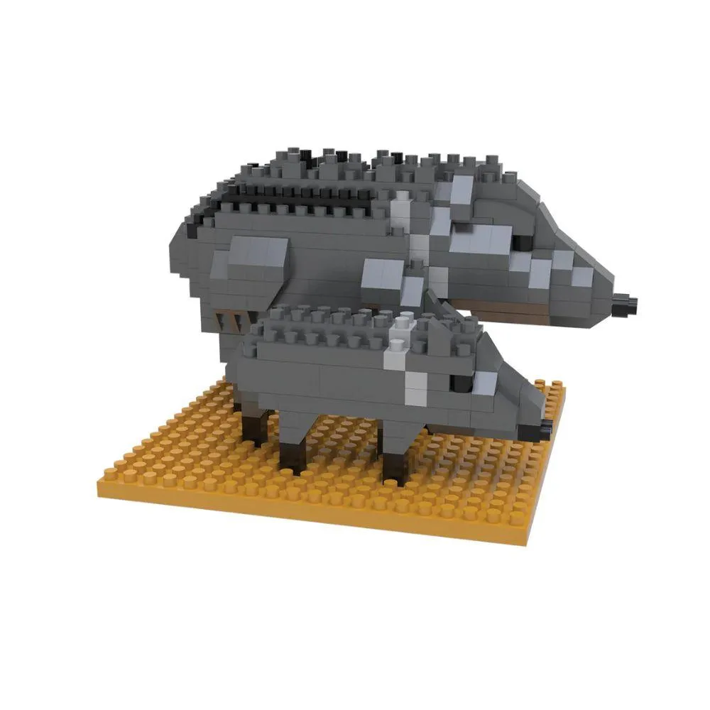 Javelina & Baby Mini Block Set - Image 2