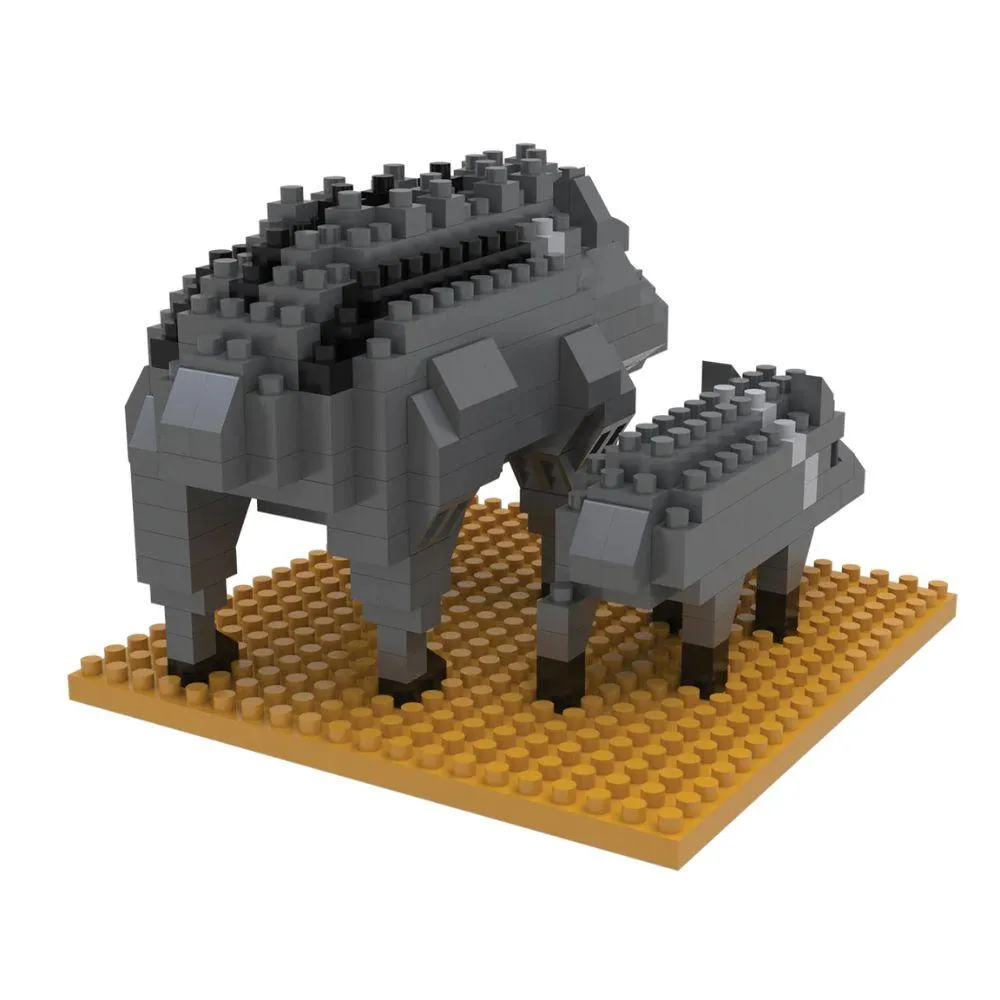 Javelina & Baby Mini Block Set - Image 5
