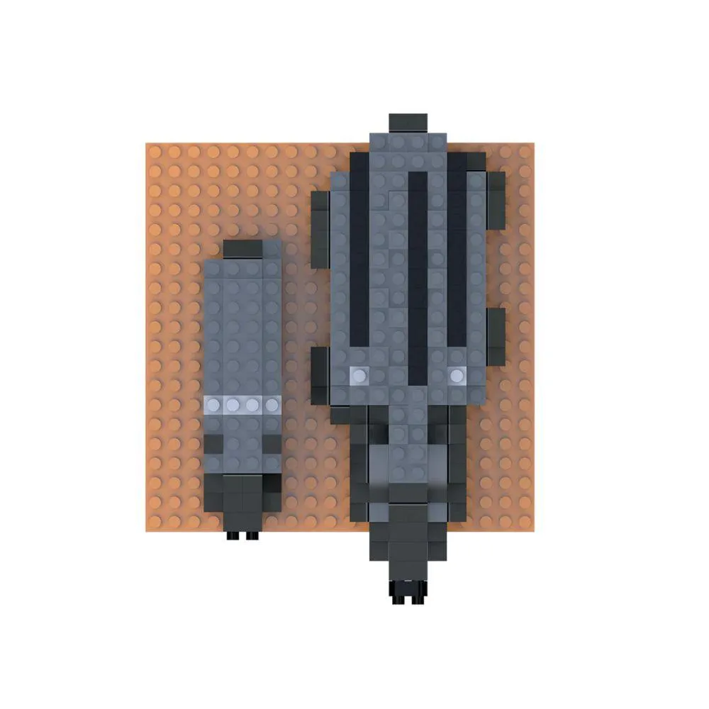 Javelina & Baby Mini Block Set - Image 6