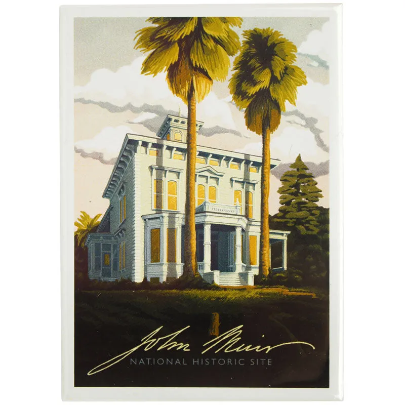 John Muir National Historic Site Magnet - Illustration
