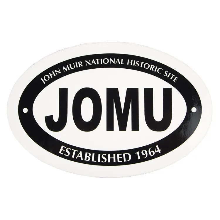 John Muir National Historic Site Sticker - Euro Oval