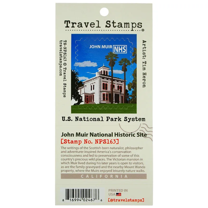 John Muir National Historic Site Travel Stamp
