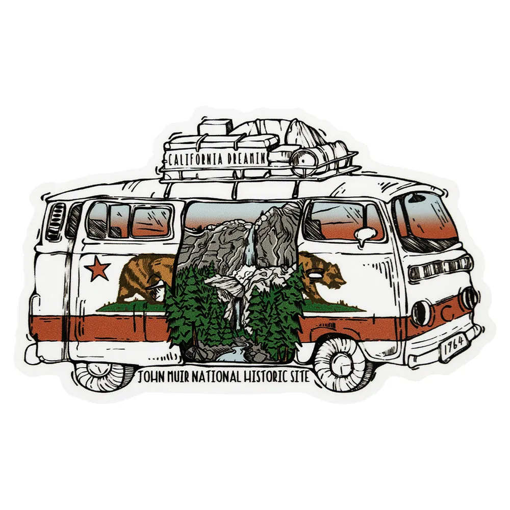 John Muir National Historic Site Sticker - Van Tour
