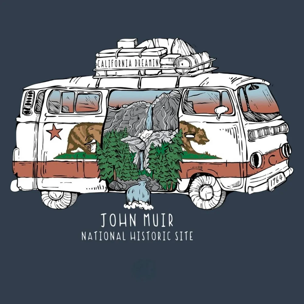 John Muir National Historic Site T-Shirt - Van Tour - Image 2