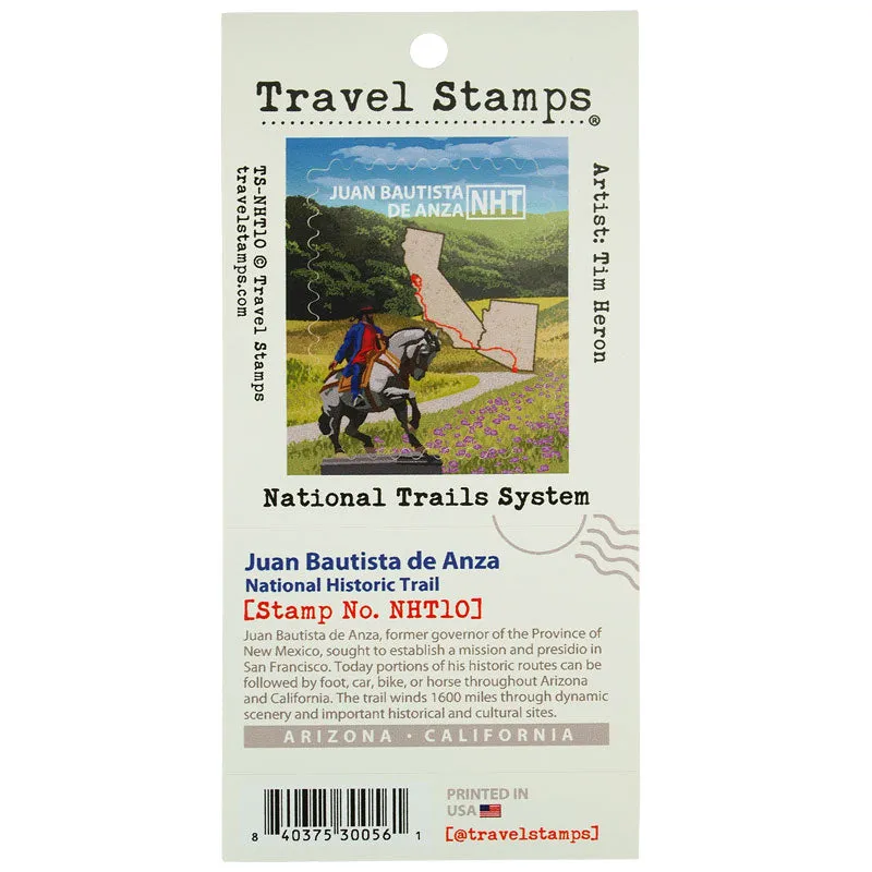 Juan Bautista de Anza National Historic Trail Travel Stamp