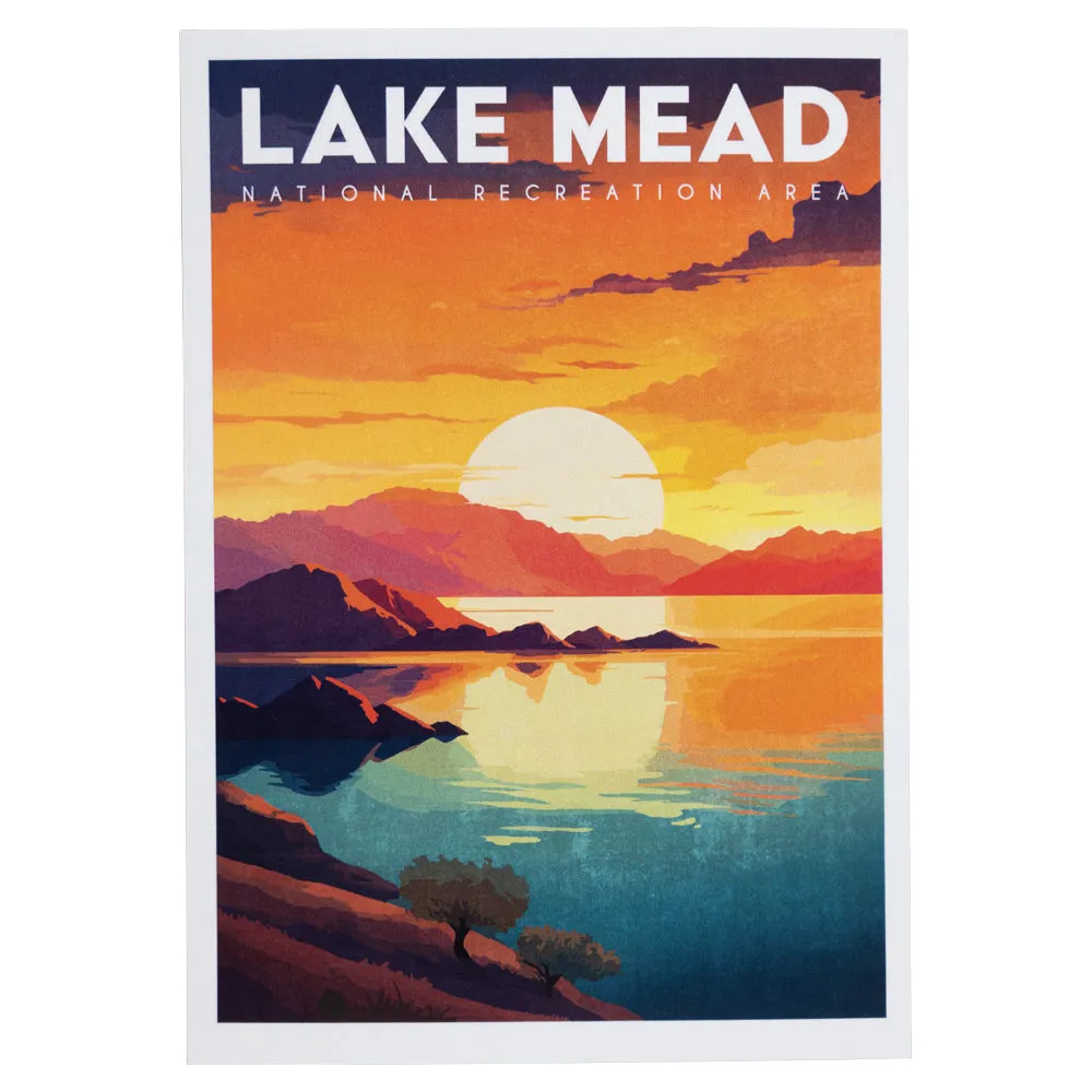 Lake Mead National Recreation Area Postcard - Painterly