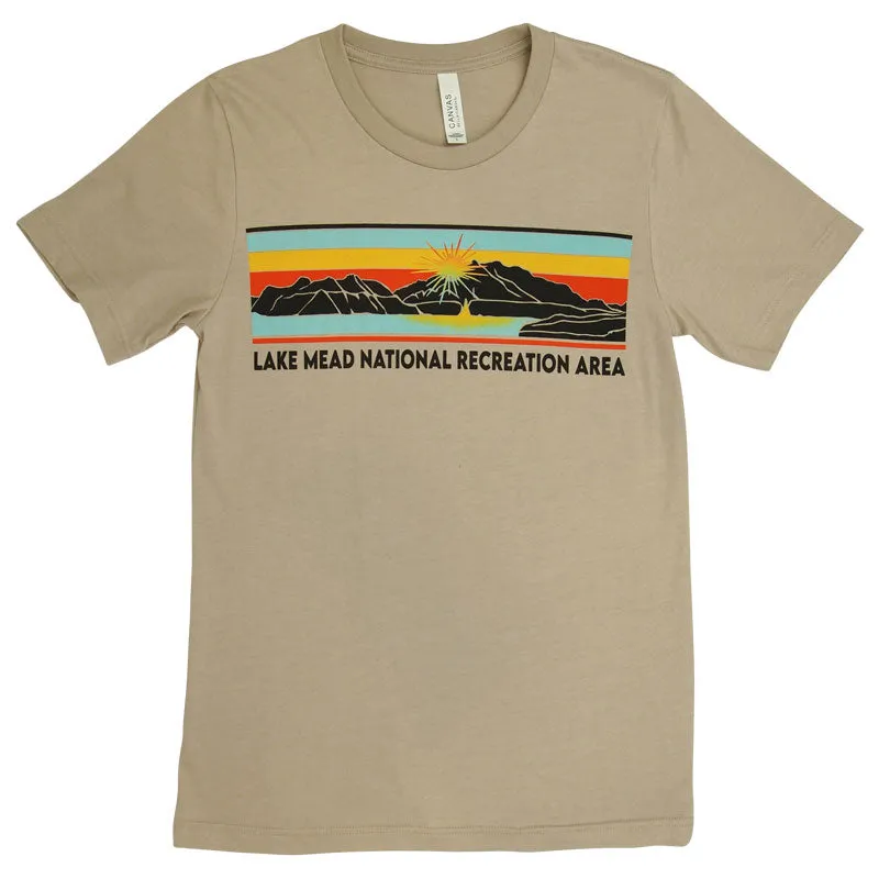 Lake Mead National Recreation Area T-Shirt - Retro Stripe