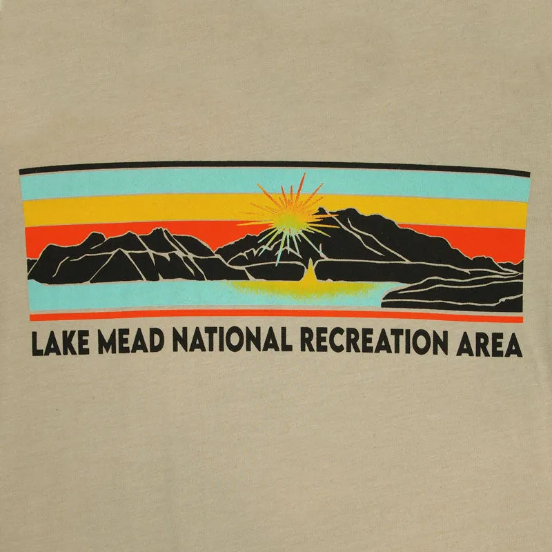Lake Mead National Recreation Area T-Shirt - Retro Stripe - Image 2