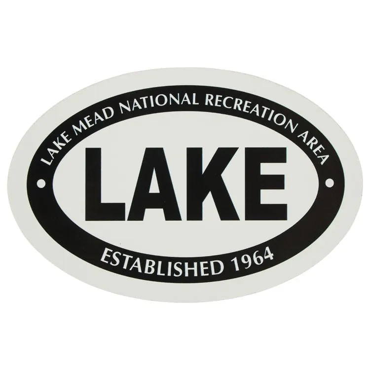 Lake Mead National Recreation Area Sticker - Mini Oval