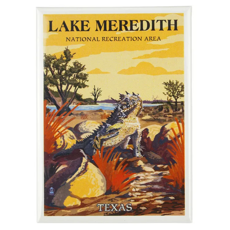 Lake Meredith National Recreation Area Magnet - Horned Lizard