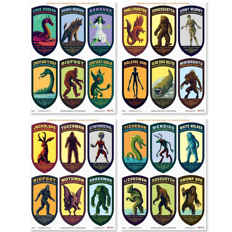 ADG Legends of the National Parks Sticker Set - Image 2