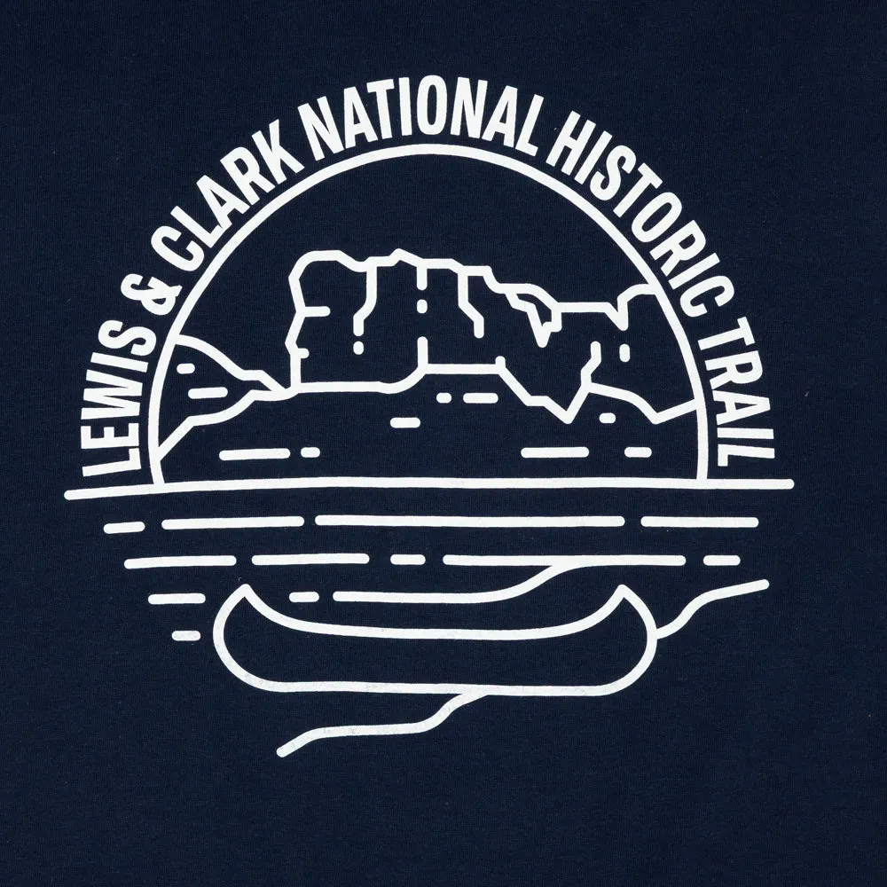 Lewis & Clark National Historic Trail T-Shirt - Fell Logo - Image 2