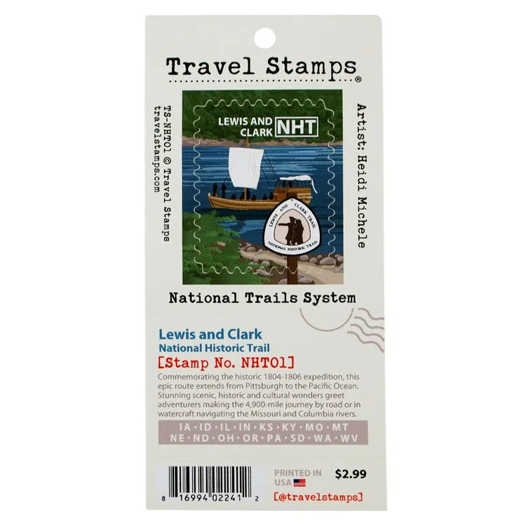 Lewis & Clark National Historic Trail Travel Stamp