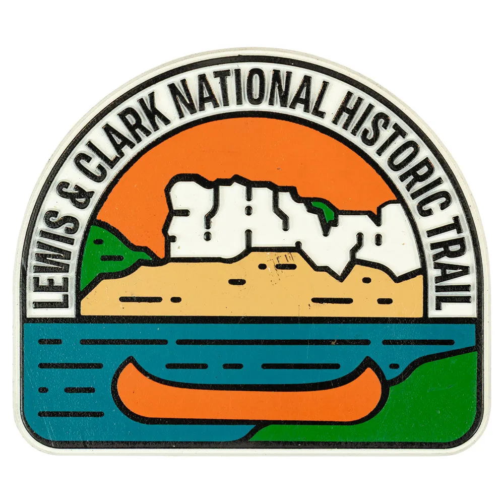 Lewis & Clark National Historic Trail Magnet - Fell Logo