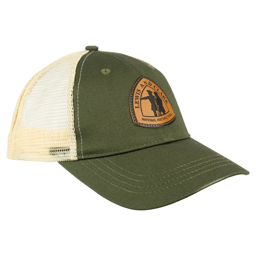Lewis & Clark National Historic Trail Mesh-Back Cap - Leather Patch