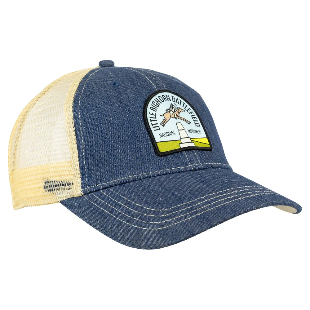 Little Bighorn Battlefield National Monument Mesh-Back Cap - Fell Logo