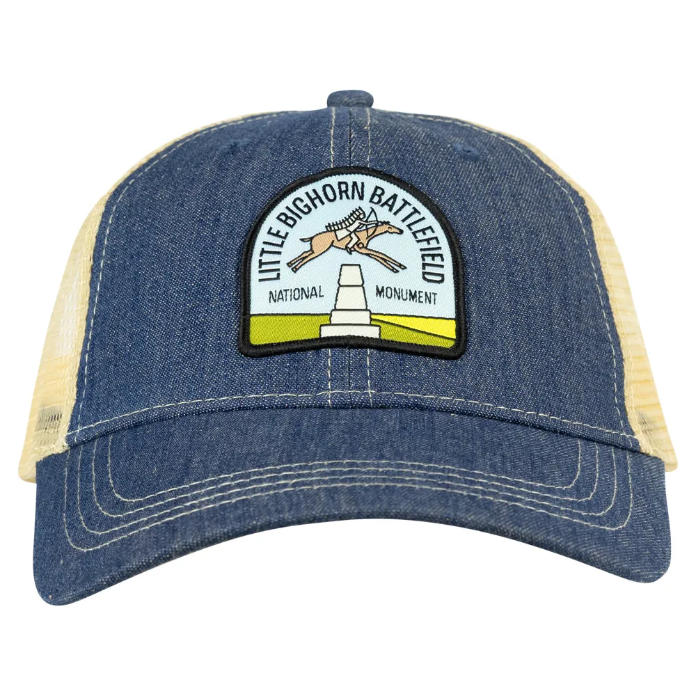 Little Bighorn Battlefield National Monument Mesh-Back Cap - Fell Logo - Image 2