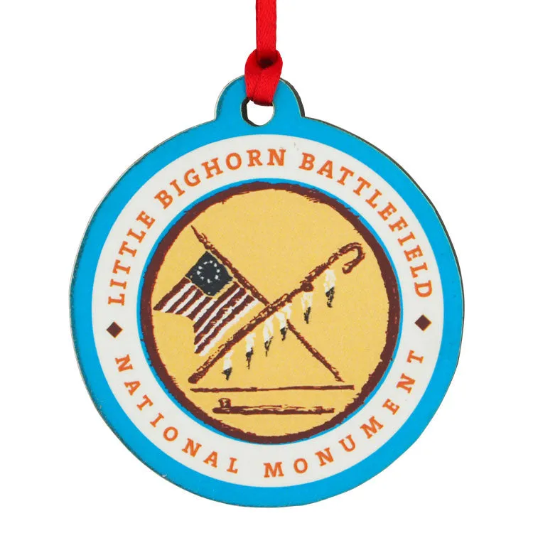 Little Bighorn Battlefield National Monument Wood Ornament