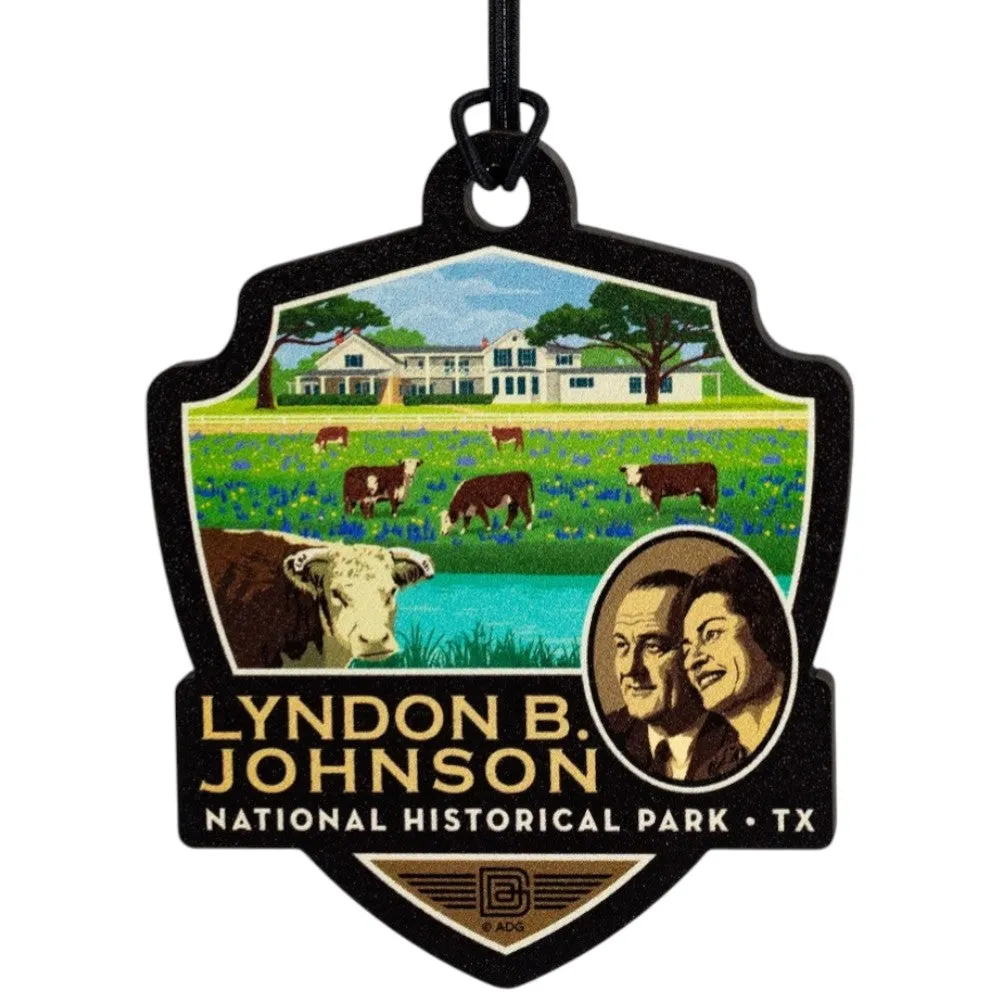 Lyndon B. Johnson National Historical Park Ornament - ADG Badge Graphic