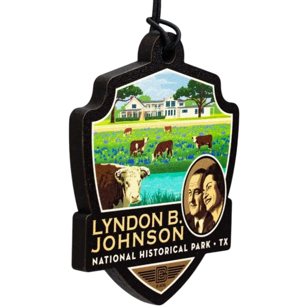 Lyndon B. Johnson National Historical Park Ornament - ADG Badge Graphic - Image 2