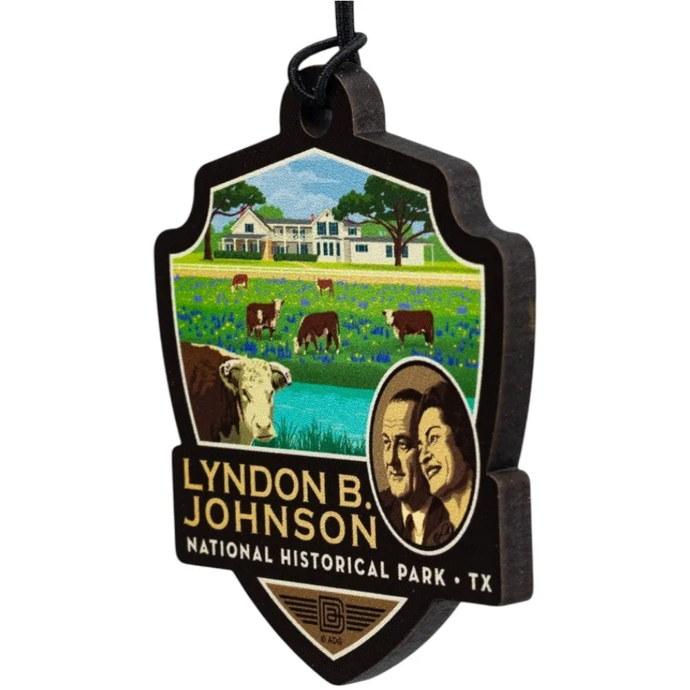 Lyndon B. Johnson National Historical Park Ornament - ADG Badge Graphic - Image 3