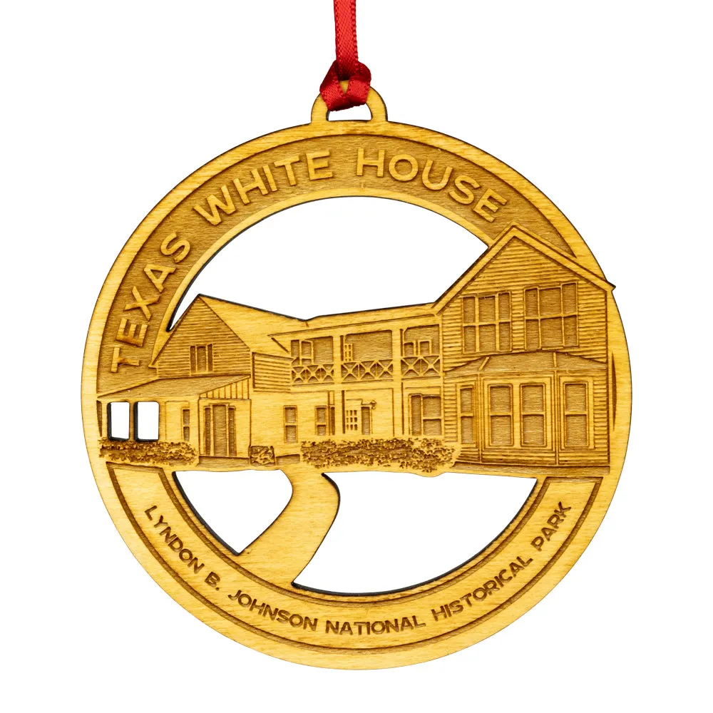 Lyndon B. Johnson National Historical Park Wood Ornament