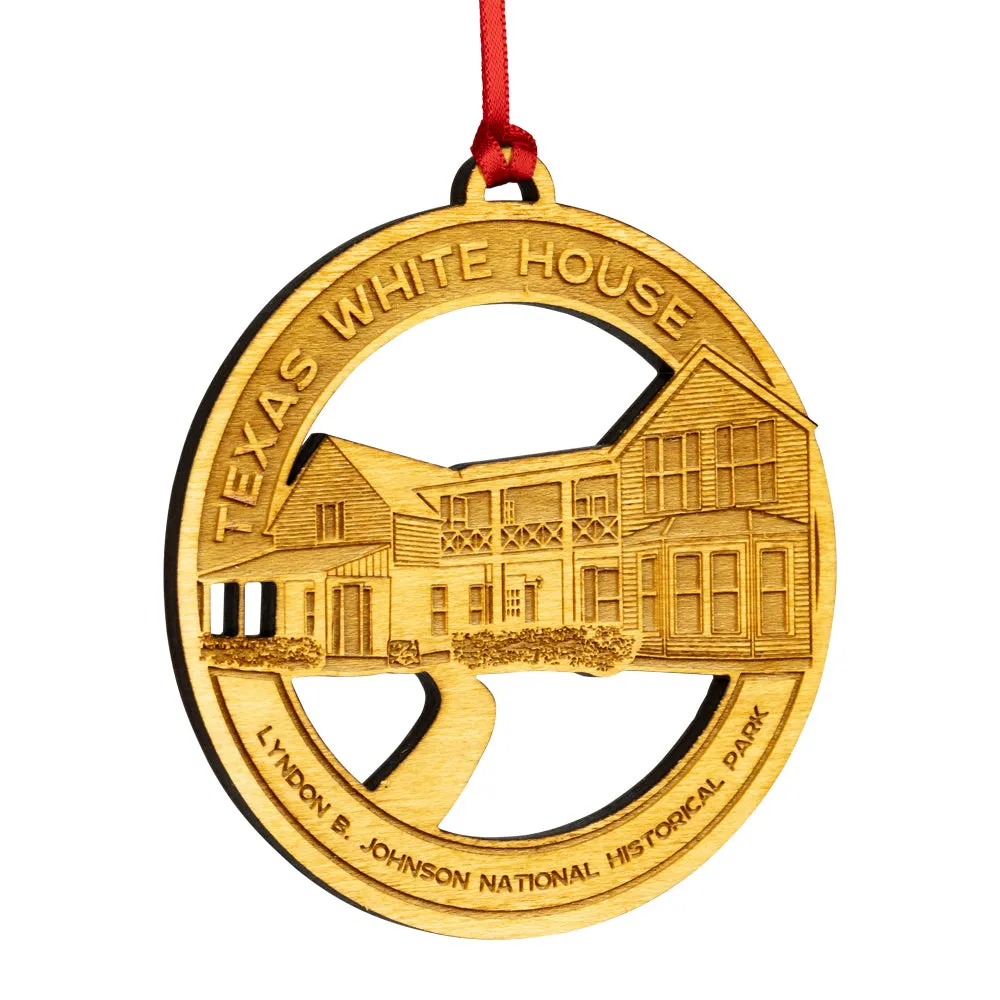 Lyndon B. Johnson National Historical Park Wood Ornament - Image 2