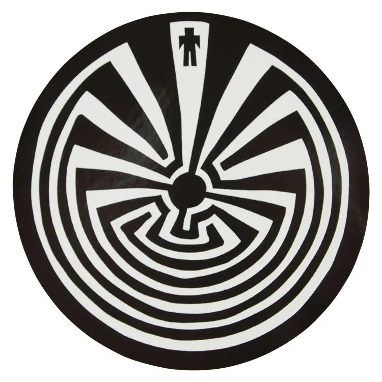 Man in the Maze Sticker