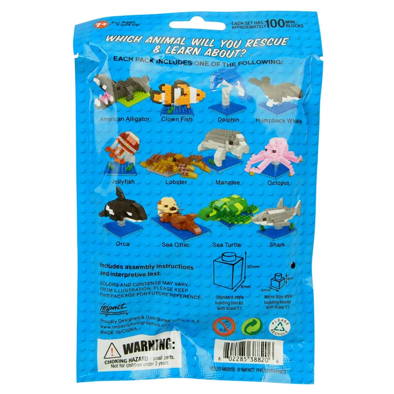 Marine Life Mystery Mini Block Set - Image 2
