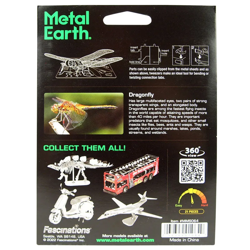Metal Earth Dragonfly Model Kit - Image 2