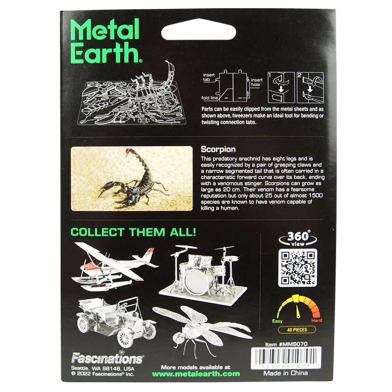 Metal Earth Scorpion Model Kit - Image 2