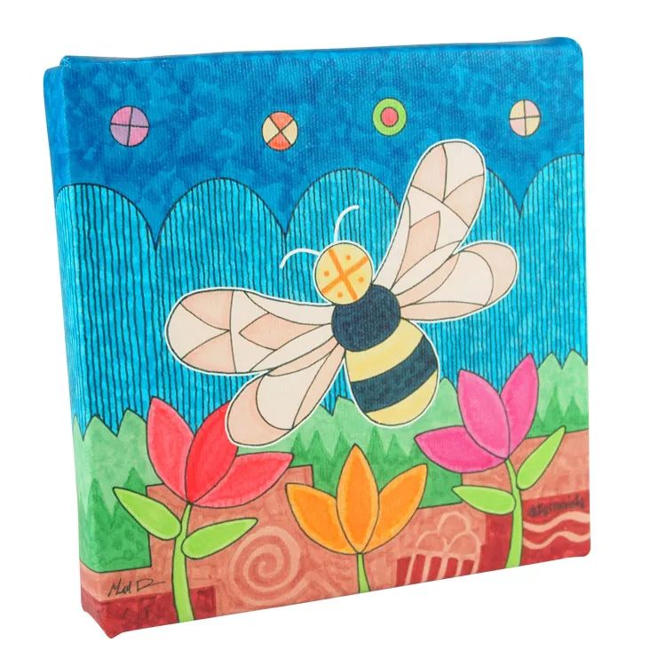 Momo Bee Canvas Print - Image 2