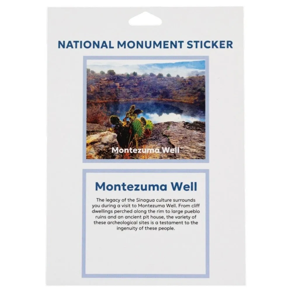 Montezuma Castle National Monument Park Sticker - Montezuma Well