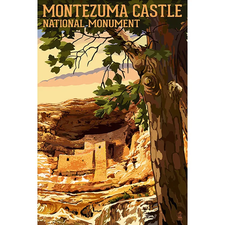Montezuma Castle National Monument Sunset Print