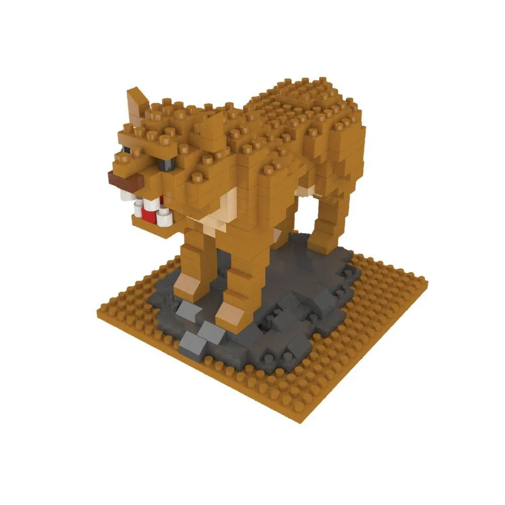 Mountain Lion Mini Block Set - Image 2