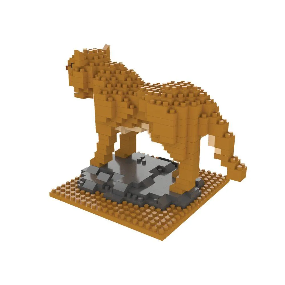 Mountain Lion Mini Block Set - Image 4